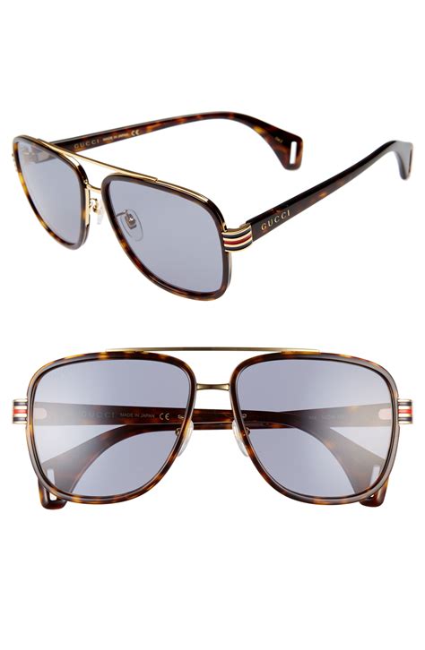 lunette gucci homme bleu|gucci sunglasses male model.